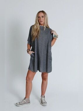 Three Bird Nest “The Nest Laid Back Luxe Dress” | Black